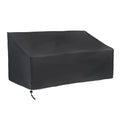Sofa Recliner Table Waterproof Dustproof Cover, Size:134x66x89/69cm(Black)