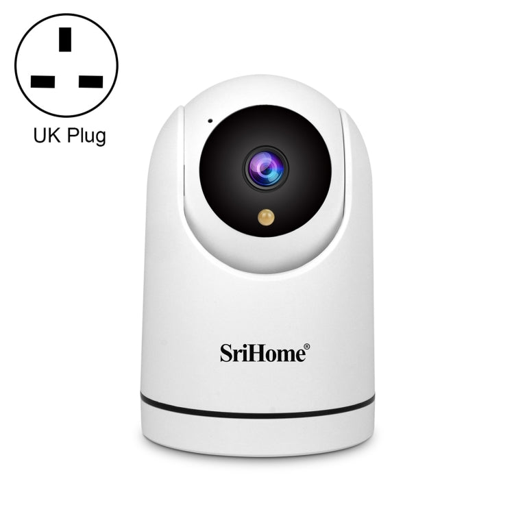 SriHome SH042 2.0MP 1080P HD AI WiFi Pan-tilt Surveillance Camera(UK Plug)