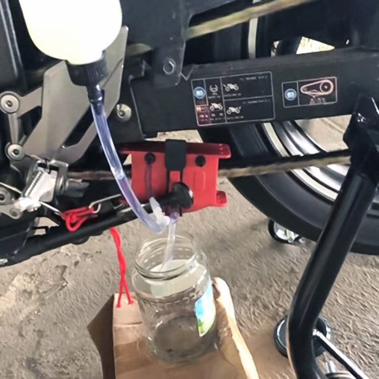 Motorcycle Chain Cleaning Kit(Blue)