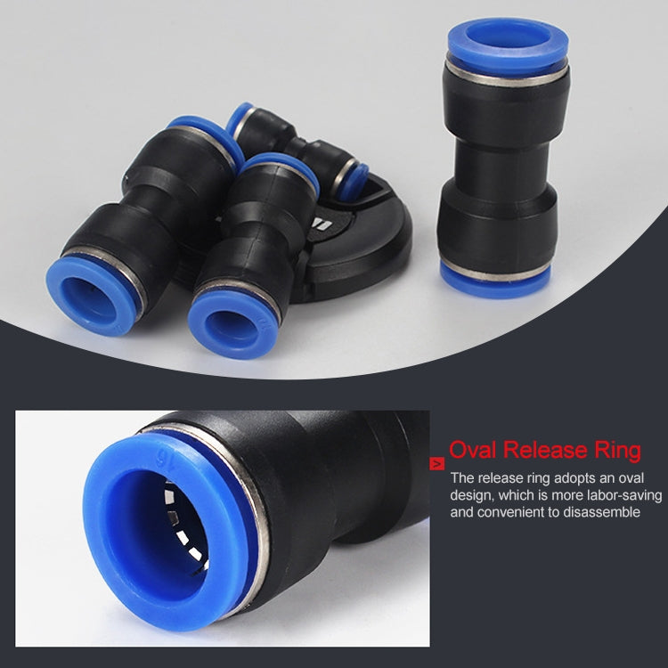 PU-4 LAIZE 10pcs PU Plastic Straight Pneumatic Quick Fitting Connector