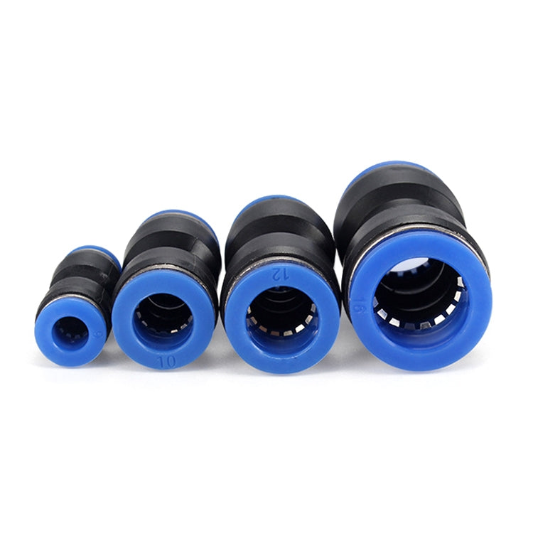 PU-6 LAIZE 10pcs PU Plastic Straight Pneumatic Quick Fitting Connector