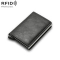 C1804H1 RFID Carbon Fiber Wallet For Men(Dark Grey)