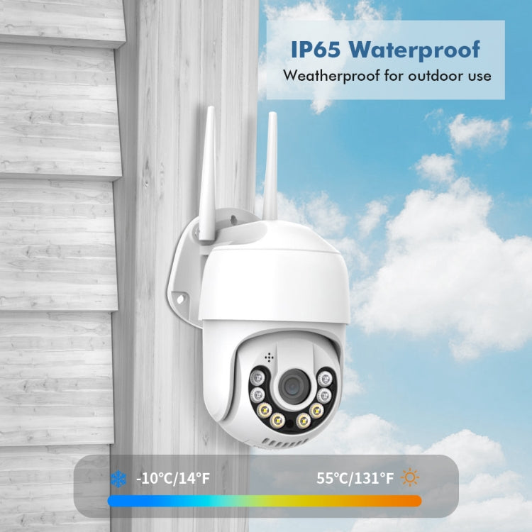 QX59 1920 x 1080P HD 2MP Wireless WiFi Smart Surveillance Camera Support Night Vision & Motion Detection & Two-way Audio & TF Card, Specification:UK Plug