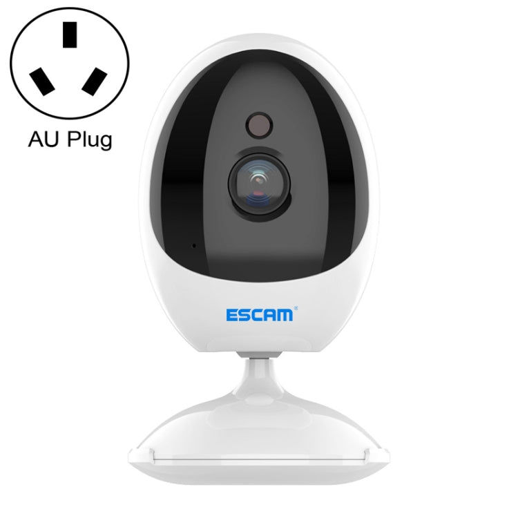 ESCAM QF006 3MP 1296P HD Indoor Wireless PTZ IP Camera IR Night Vision AI Humanoid Detection Home Security CCTV Monitor, Plug Type:AU Plug(White)
