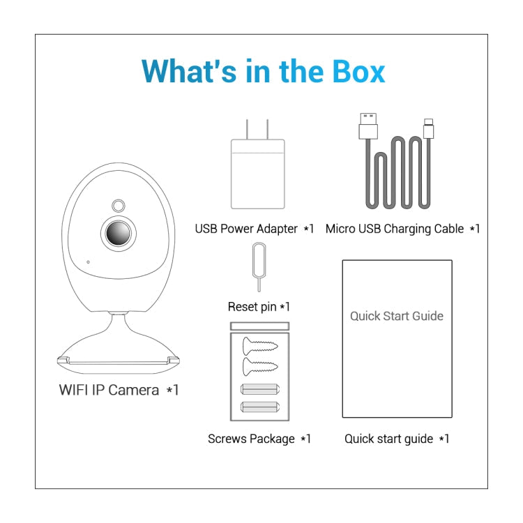 ESCAM QF006 3MP 1296P HD Indoor Wireless PTZ IP Camera IR Night Vision AI Humanoid Detection Home Security CCTV Monitor, Plug Type:EU Plug(White)