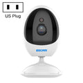 ESCAM QF006 3MP 1296P HD Indoor Wireless PTZ IP Camera IR Night Vision AI Humanoid Detection Home Security CCTV Monitor, Plug Type:US Plug(White)