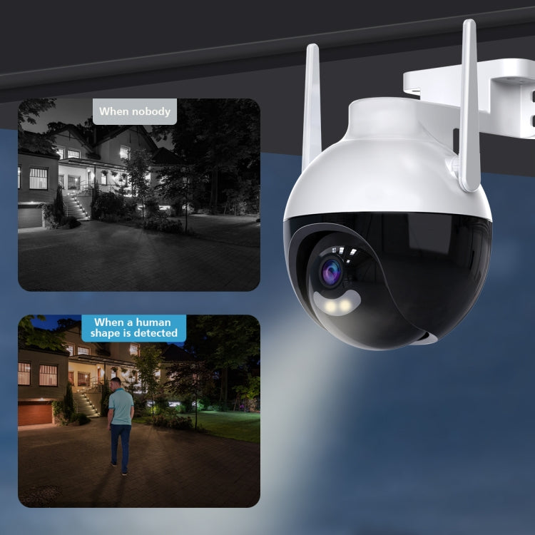 A18 4MP HD Wireless WiFi Smart Surveillance Camera, Specification:UK Plug
