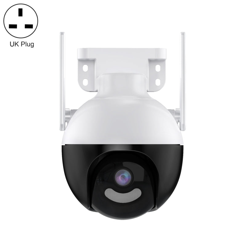 A18 8MP HD Wireless WiFi Smart Surveillance Camera, Specification:UK Plug
