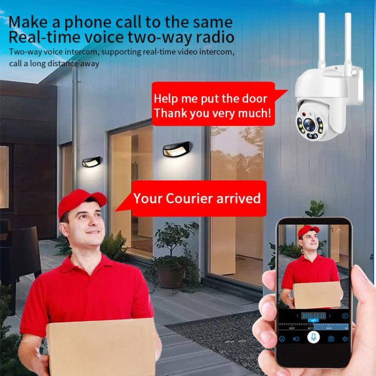 QX65 2MP HD IP66 Waterproof 5G Dual Band Wireless WiFi Camera, Specification:US Plug