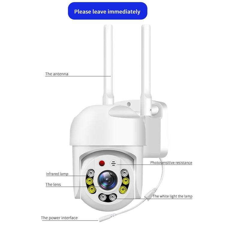 QX65 2MP HD IP66 Waterproof 5G Dual Band Wireless WiFi Camera, Specification:AU Plug