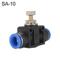 SA-10 LAIZE Pipe Throttle Valve Quick Fitting Pneumatic Connector