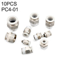 PC4-01 LAIZE 10pcs PC Straight Pneumatic Quick Fitting Connector