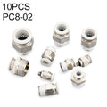 PC8-02 LAIZE 10pcs PC Straight Pneumatic Quick Fitting Connector