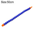 LAIZE 1/4 inch 50cm Adjustable Plastic Flexible Water Oil Cooling Hose Without Switch