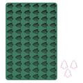 Mini Cartoon Animal Cookie Silicone Baking Mould(Christmas Tree Green)