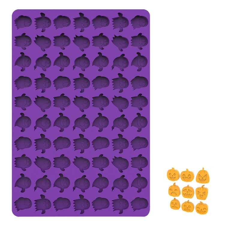 Mini Cartoon Animal Cookie Silicone Baking Mould(Ghostly Purple)