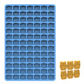 Mini Cartoon Animal Cookie Silicone Baking Mould(Blue Cat)