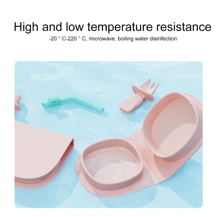 Outdoor Portable Silicone Folding Complementary Food Bowl(Pink)