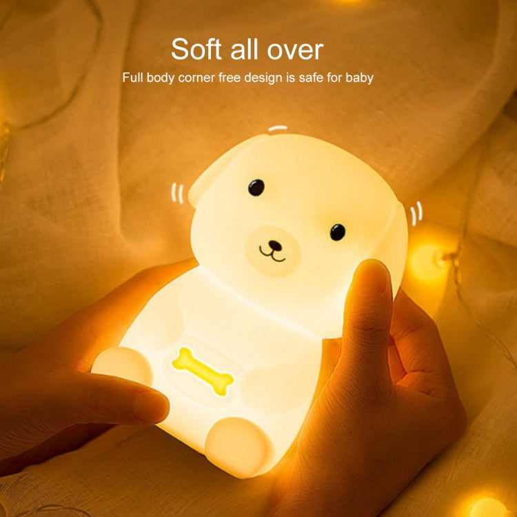 LED Colorful Silicone Sensor Night Light, Specification:Warm Light + Colorful