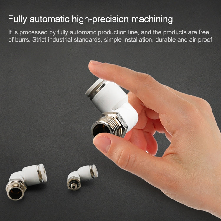PL6-04 LAIZE PL Elbow Pneumatic Quick Fitting Connector