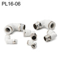 PL16-06 LAIZE PL Elbow Pneumatic Quick Fitting Connector
