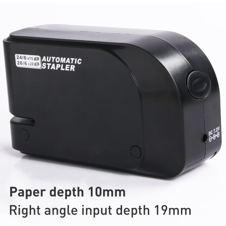 Electric Induction Stapler Automatic Portable Office Bookbinding(Transparent)