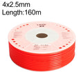 LAIZE Pneumatic Compressor Air Flexible PU Tube, Specification:4x2.5mm, 160m(Red)