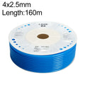 LAIZE Pneumatic Compressor Air Flexible PU Tube, Specification:4x2.5mm, 160m(Blue)