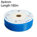 LAIZE Pneumatic Compressor Air Flexible PU Tube, Specification:6x4mm, 180m(Blue)