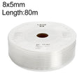 LAIZE Pneumatic Compressor Air Flexible PU Tube, Specification:8x5mm, 80m(Transparent)