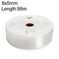 LAIZE Pneumatic Compressor Air Flexible PU Tube, Specification:8x5mm, 88m(Transparent)