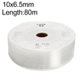 LAIZE Pneumatic Compressor Air Flexible PU Tube, Specification:10x6.5mm, 80m(Transparent)