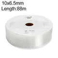 LAIZE Pneumatic Compressor Air Flexible PU Tube, Specification:10x6.5mm, 88m(Transparent)