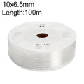 LAIZE Pneumatic Compressor Air Flexible PU Tube, Specification:10x6.5mm, 100m(Transparent)
