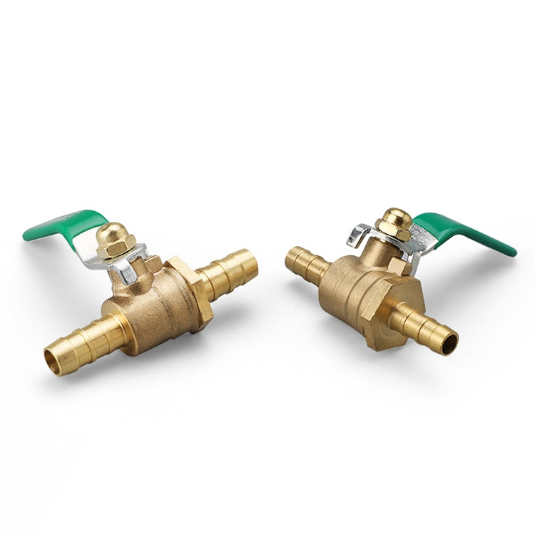 LAIZE Pneumatic Hose Barb Brass Shutoff Ball Valve, Specification:Thickened 12mm