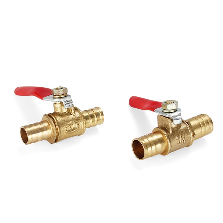 LAIZE Pneumatic Hose Barb Brass Shutoff Ball Valve, Specification:10mm