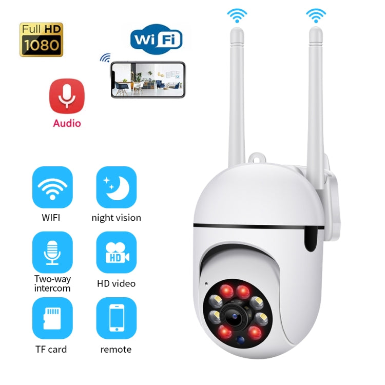 A7 1080P HD Wireless WiFi Smart Surveillance Camera Support Night Vision / Two Way Audio with 32G Memory