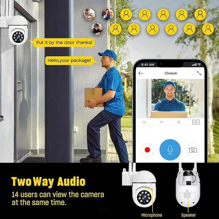 A7 1080P HD Wireless WiFi Smart Surveillance Camera Support Night Vision / Two Way Audio with 32G Memory