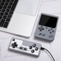 MK800 Doubles 3.0 inch Macaron Mini Handheld Game Console Built-in 800 Games(Grey)