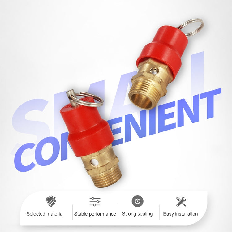 LAIZE Spring Type Safety Valve Pull Ring Exhaust Valve, Nominal Diameter:15mm