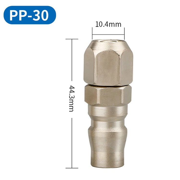 LAIZE PP-30 10pcs C-type Self-lock Pneumatic Quick Fitting Connector