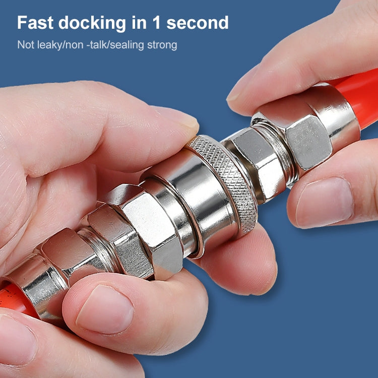 LAIZE PH-30 10pcs C-type Self-lock Air Tube Pneumatic Quick Fitting Connector