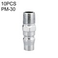 LAIZE PM-30 10pcs C-type Self-lock Air Tube Pneumatic Quick Fitting Connector