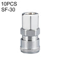 LAIZE SF-30 10pcs C-type Self-lock Air Tube Pneumatic Quick Fitting Connector
