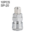 LAIZE SP-20 10pcs C-type Self-lock Air Tube Pneumatic Quick Fitting Connector