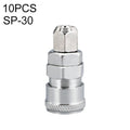 LAIZE SP-30 10pcs C-type Self-lock Air Tube Pneumatic Quick Fitting Connector