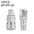 LAIZE SP+PP-20 10pcs C-type Self-lock Air Tube Pneumatic Quick Fitting Connector