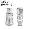 LAIZE SP+PP-30 10pcs C-type Self-lock Air Tube Pneumatic Quick Fitting Connector