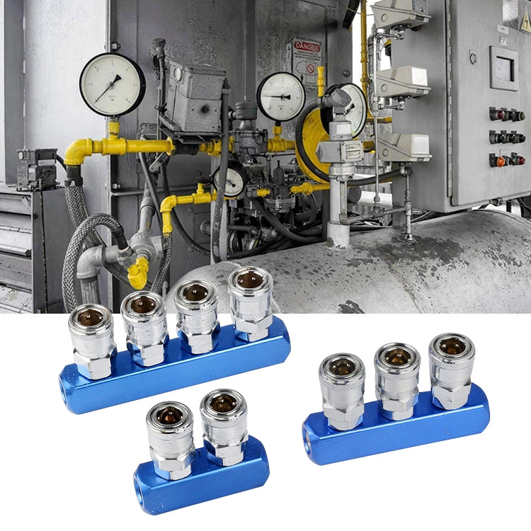 LAIZE 4-way C-type Self-lock Pneumatic Components