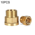 LAIZE 10pcs Internal and External Reducing Diameter Internal Thread External Thread, Caliber:1 Point-2 Point
